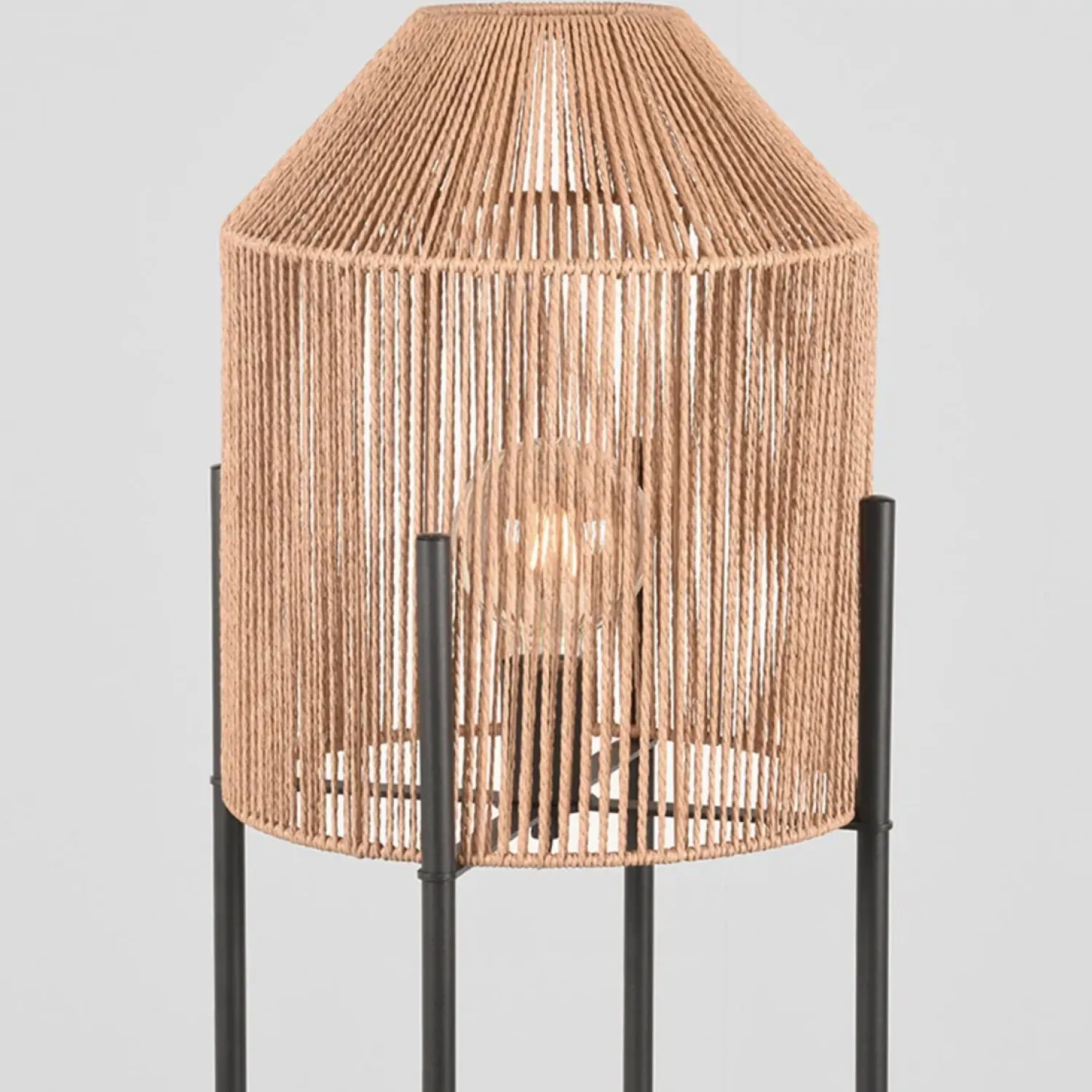 Label51 Vloerlampen|Vloerlamp Ibiza Naturel Jute 1-Lichts