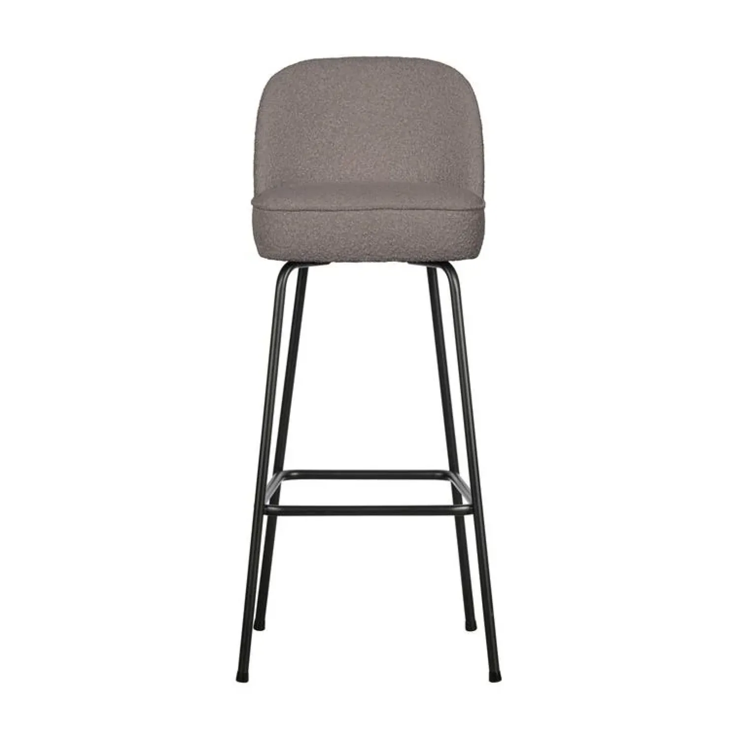 WOOOD Barkrukken|Vogue Barstoel Hoog Boucle Nougat