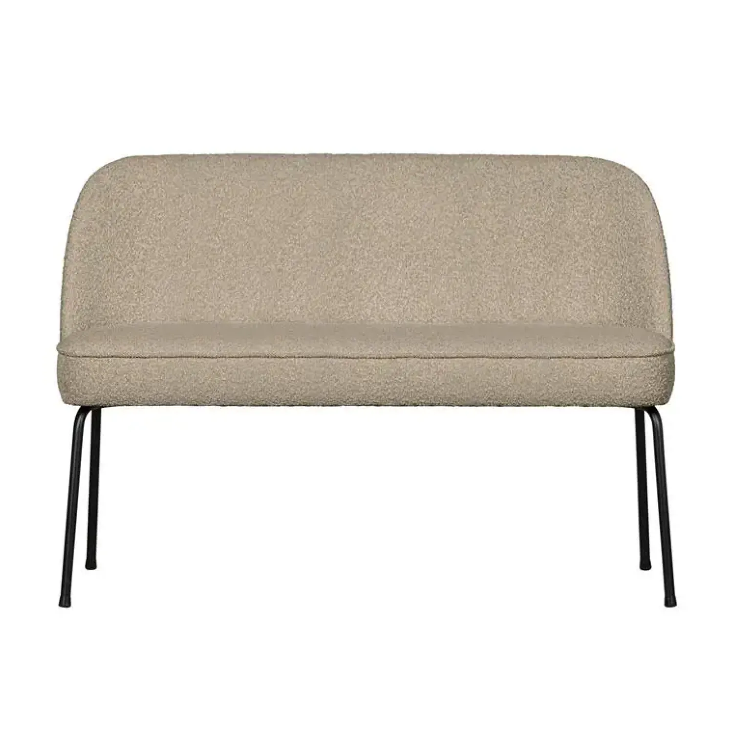 WOOOD Eetkamerbanken|Eetkamerbanken|Vogue Eetkamerbank Boucle Beige 120cm