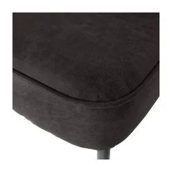 WOOOD Eetkamerbanken|Eetkamerbanken|Vogue Eetkamerbank Ecoleer Zwart 120cm