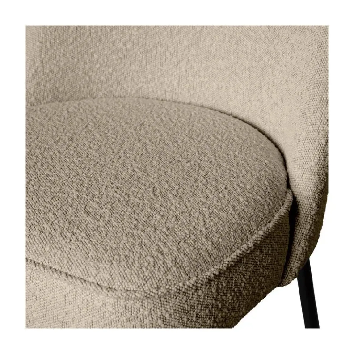 WOOOD Eetkamerstoelen|Vogue Eetkamerstoel Boucle Beige