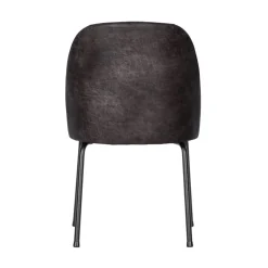 WOOOD Eetkamerstoelen|Vogue Eetkamerstoel Ecoleer Zwart