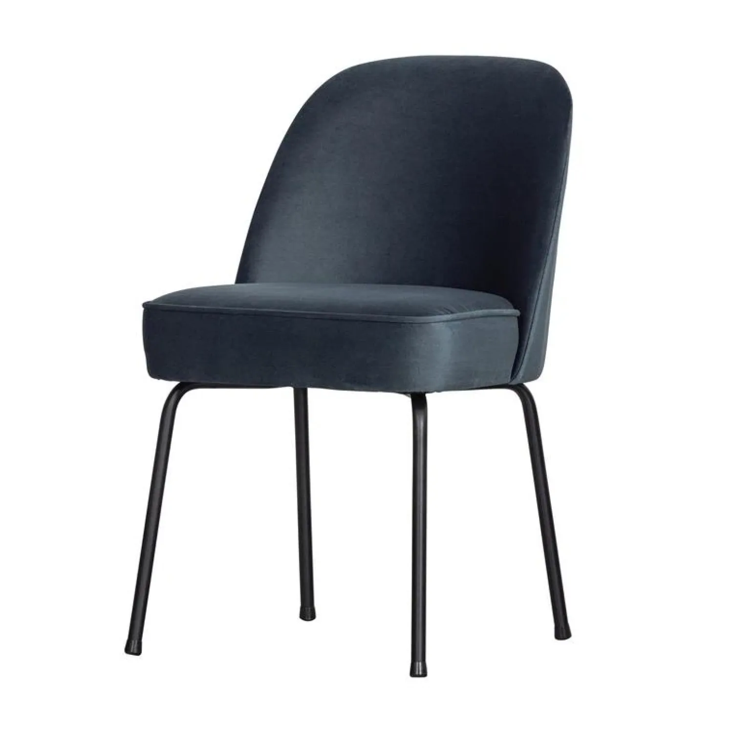 WOOOD Eetkamerstoelen|Vogue Eetkamerstoel Velvet Blauw