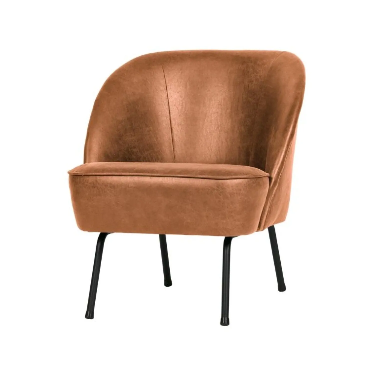 WOOOD Fauteuils|Vogue Fauteuil Ecoleer Cognac