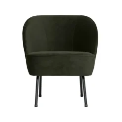 WOOOD Fauteuils|Vogue Fauteuil Velvet Donkergroen