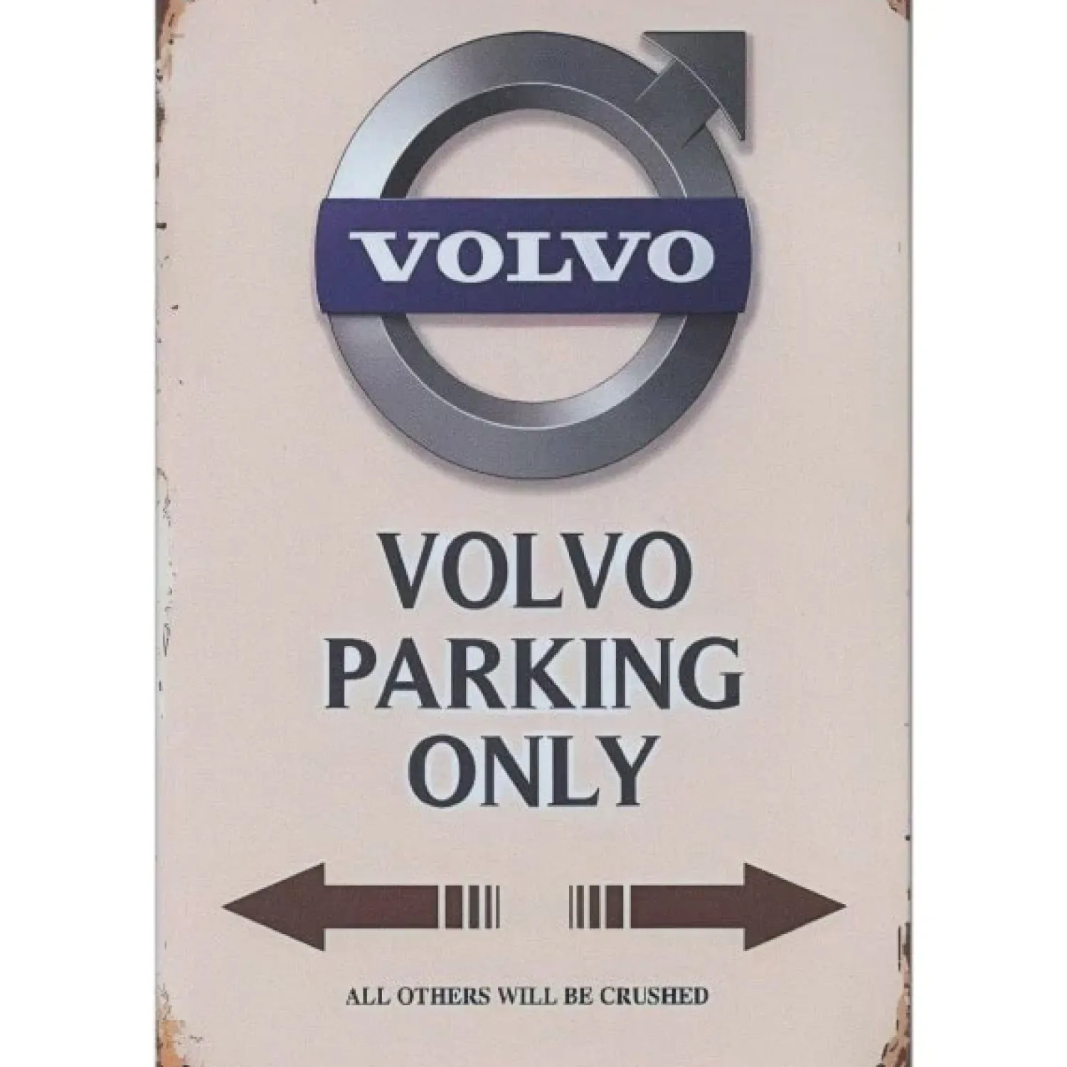 Cavetown Metalen Borden|Volvo Parking - metalen bord