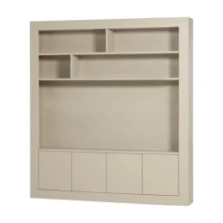 vtwonen Wandkasten|Industriele Kasten|Wallcover Wandkast Grenen Dust 210cm
