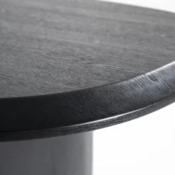 Eleonora Eettafels|Walter Eettafel zwart Eikenhout 220 cm