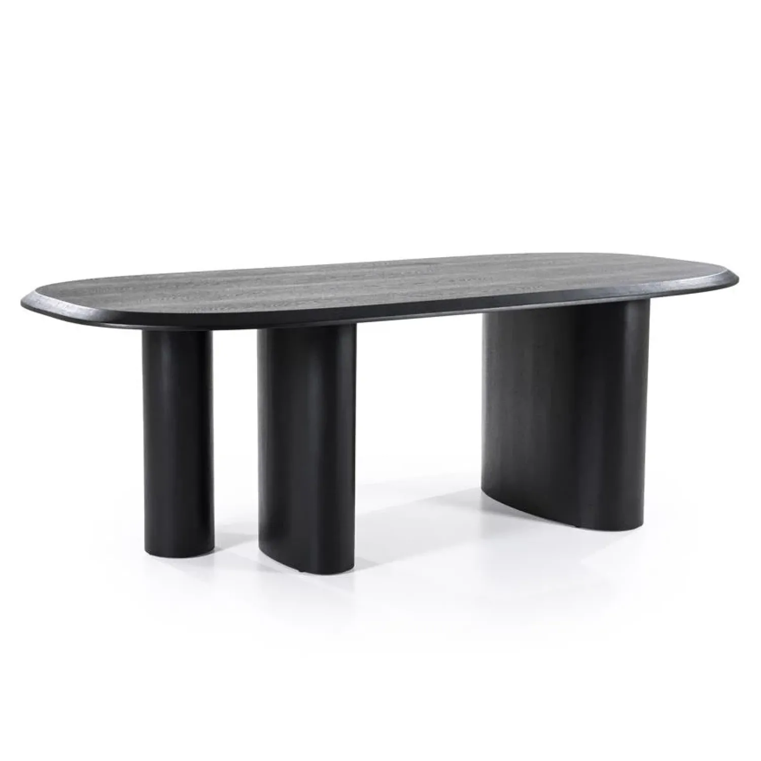 Eleonora Eettafels|Walter Eettafel zwart Eikenhout 220 cm