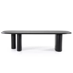 Eleonora Eettafels|Walter Eettafel zwart Eikenhout 300 cm