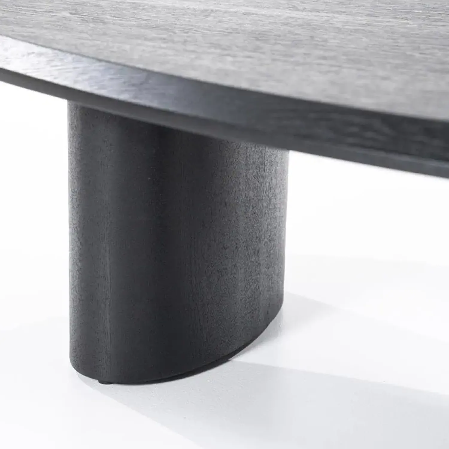 Eleonora Salontafels|Walter Salontafel zwart Eikenhout 96 cm