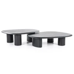 Eleonora Salontafels|Walter Salontafel zwart Eikenhout 96 cm
