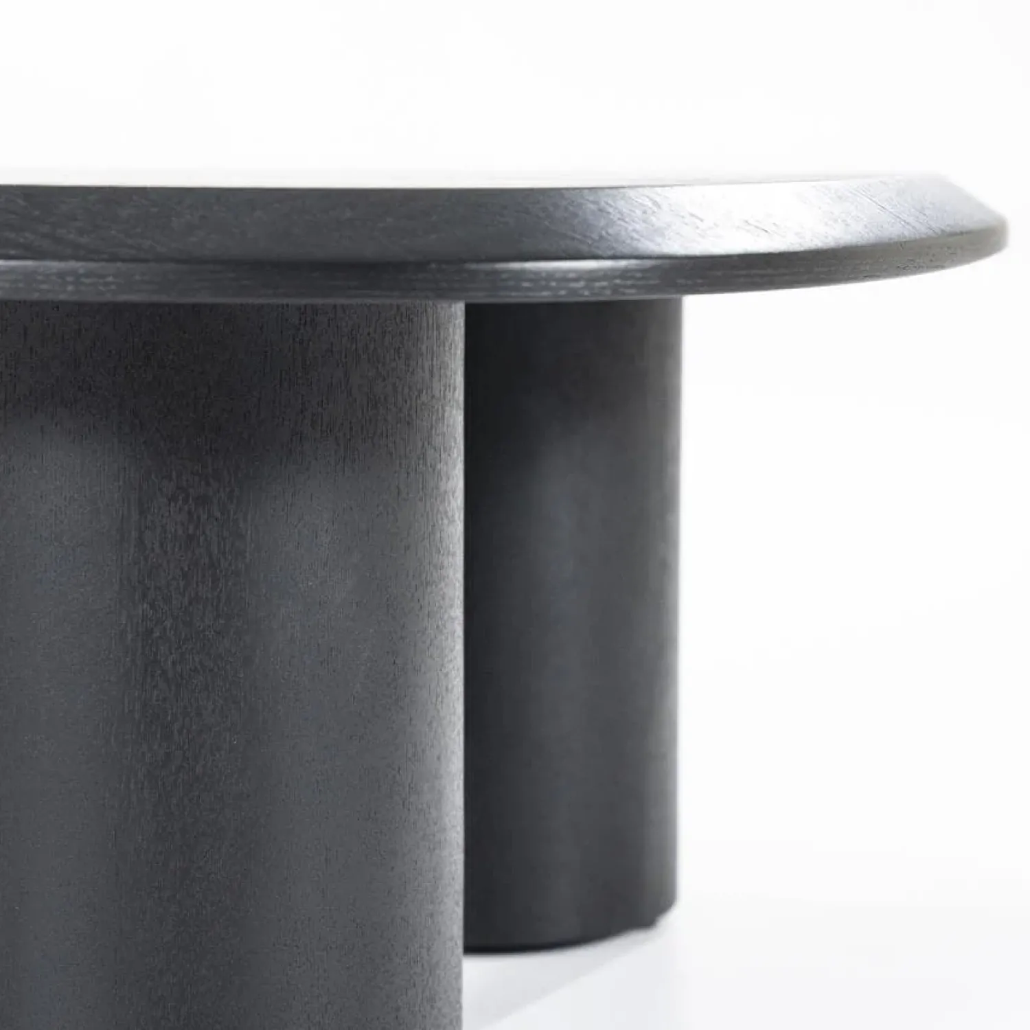 Eleonora Salontafels|Walter Salontafel zwart Eikenhout 96 cm