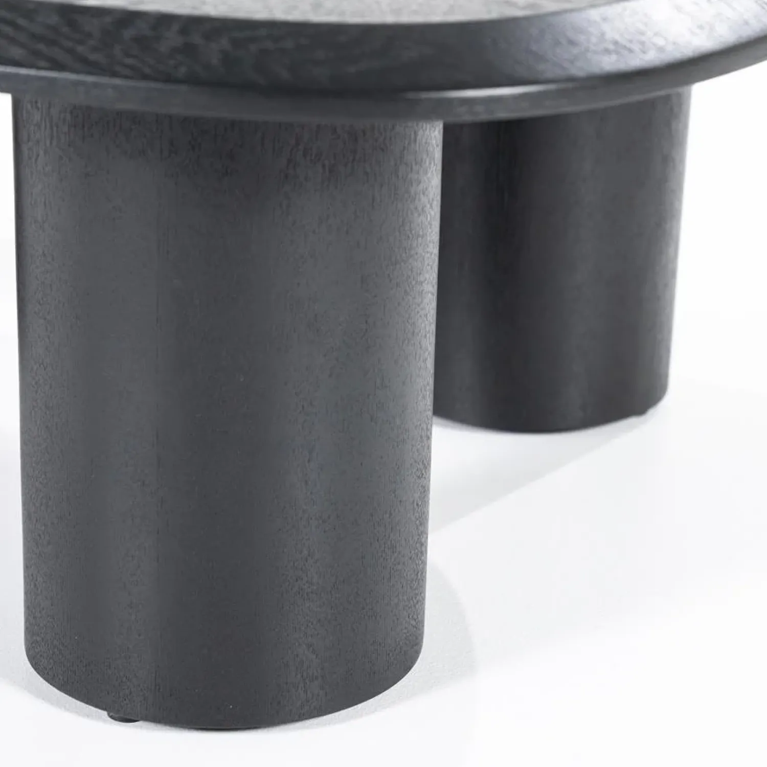 Eleonora Salontafels|Walter Salontafel zwart Eikenhout 96 cm