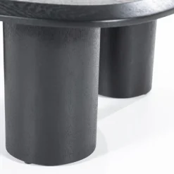 Eleonora Salontafels|Walter Salontafel zwart Eikenhout 106 cm