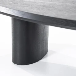 Eleonora Salontafels|Walter Salontafel zwart Eikenhout 106 cm