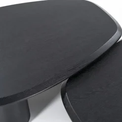 Eleonora Salontafels|Walter Salontafel zwart Eikenhout 106 cm