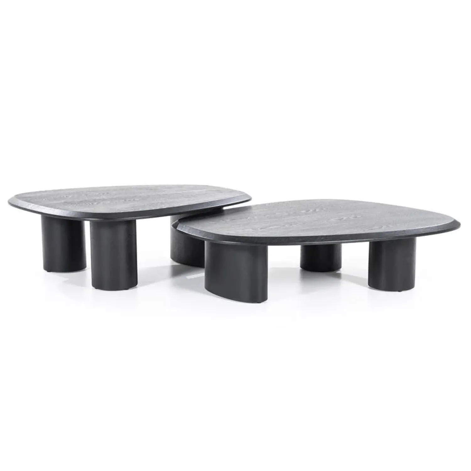 Eleonora Salontafels|Walter Salontafel zwart Eikenhout 106 cm
