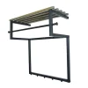 Redin Design Kapstokken|Wandkapstok industrieel Parker zwart / hout