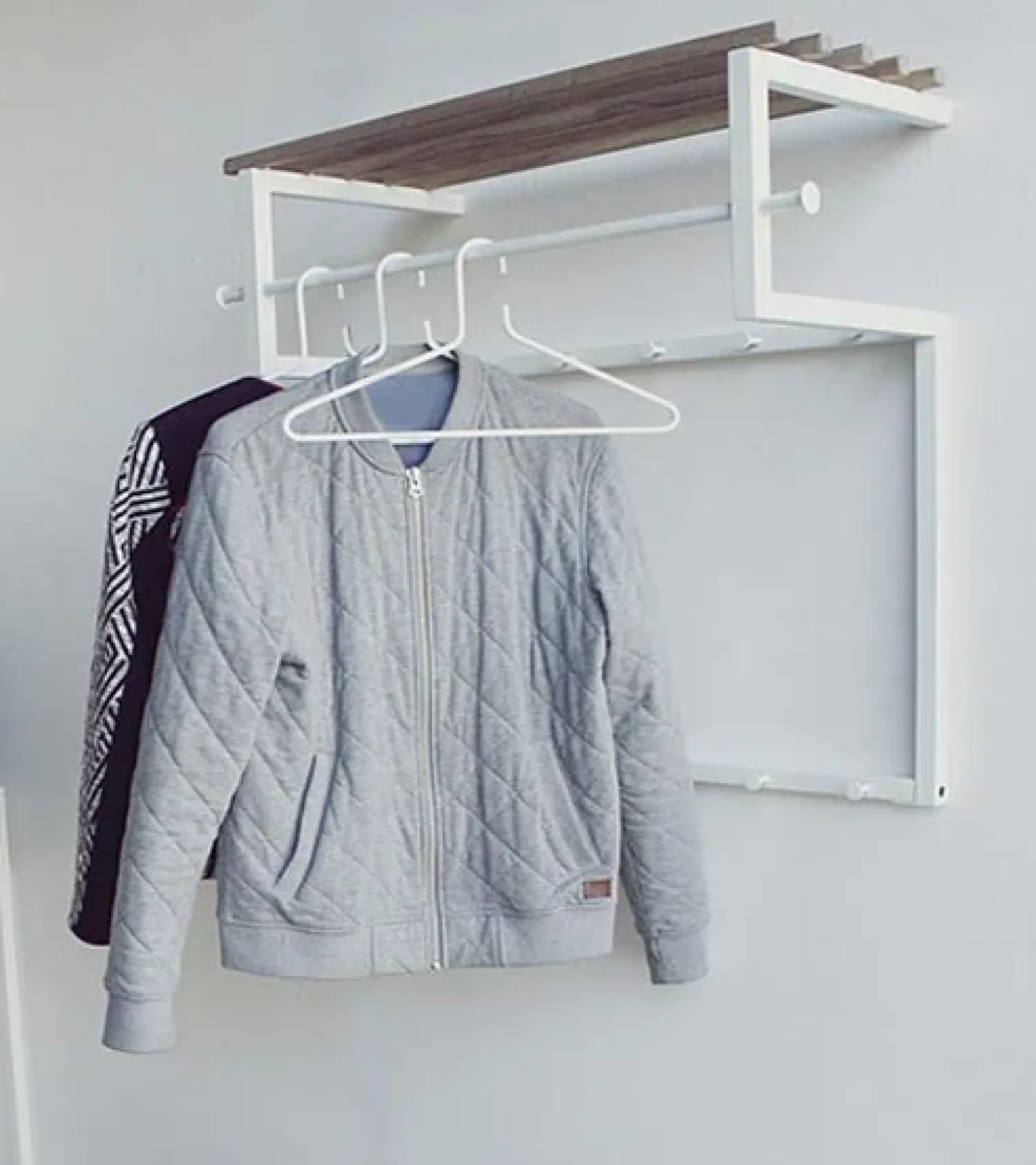 Redin Design Kapstokken|Wandkapstok industrieel Parker wit