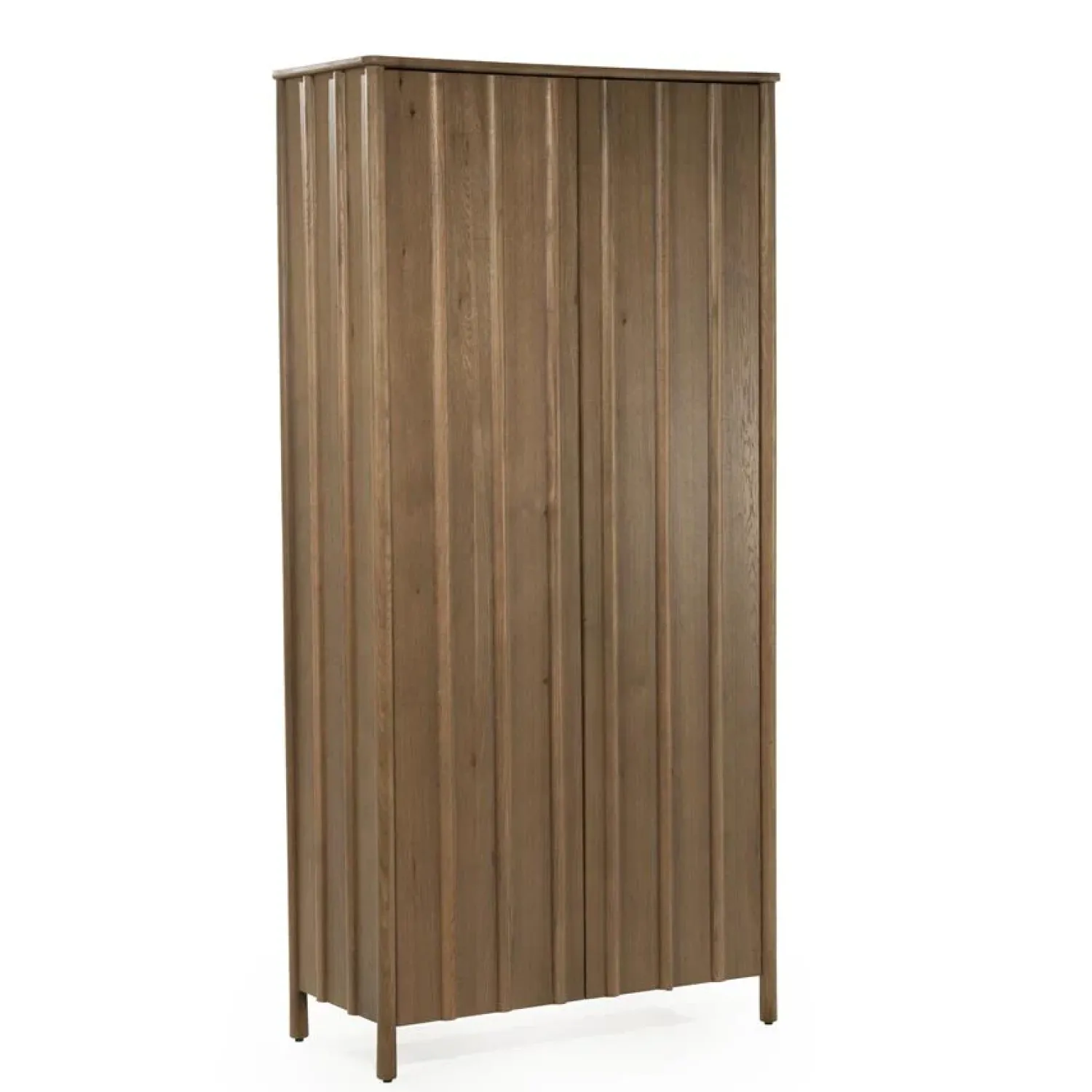 Eleonora Wandkasten|Industriele Kasten|Wandkast Jake bruin eikenhout 102cm