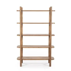Eleonora Wandkasten|Industriele Kasten|Wandkast Julian acaciahout 110cm