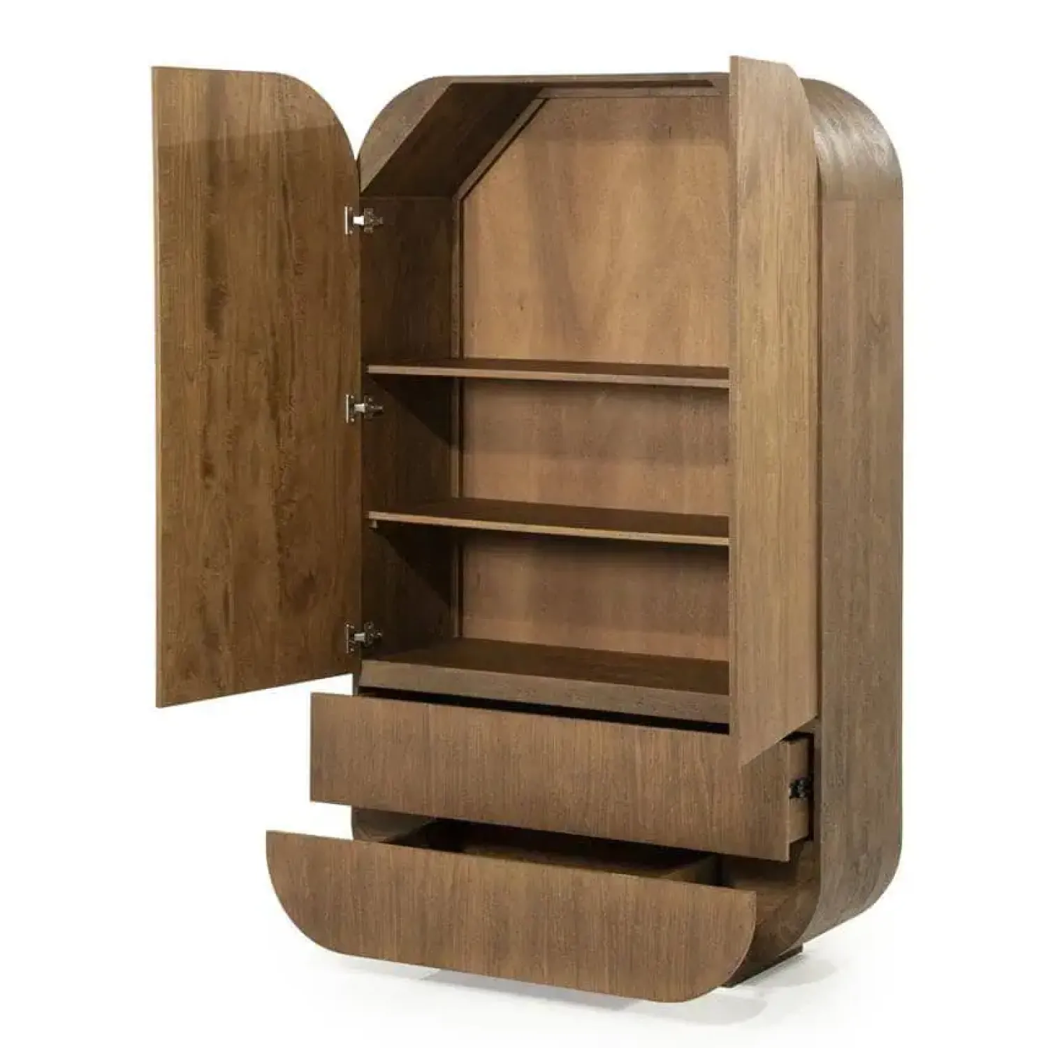 Eleonora Wandkasten|Industriele Kasten|Wandkast King mangohout 110cm