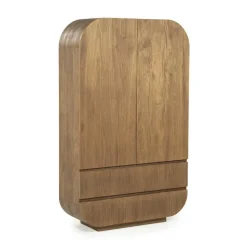 Eleonora Wandkasten|Industriele Kasten|Wandkast King mangohout 110cm