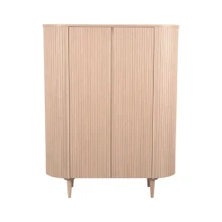 Label51 Wandkasten|Industriele Kasten|Wandkast Oliva Naturel Eikenhout 125cm