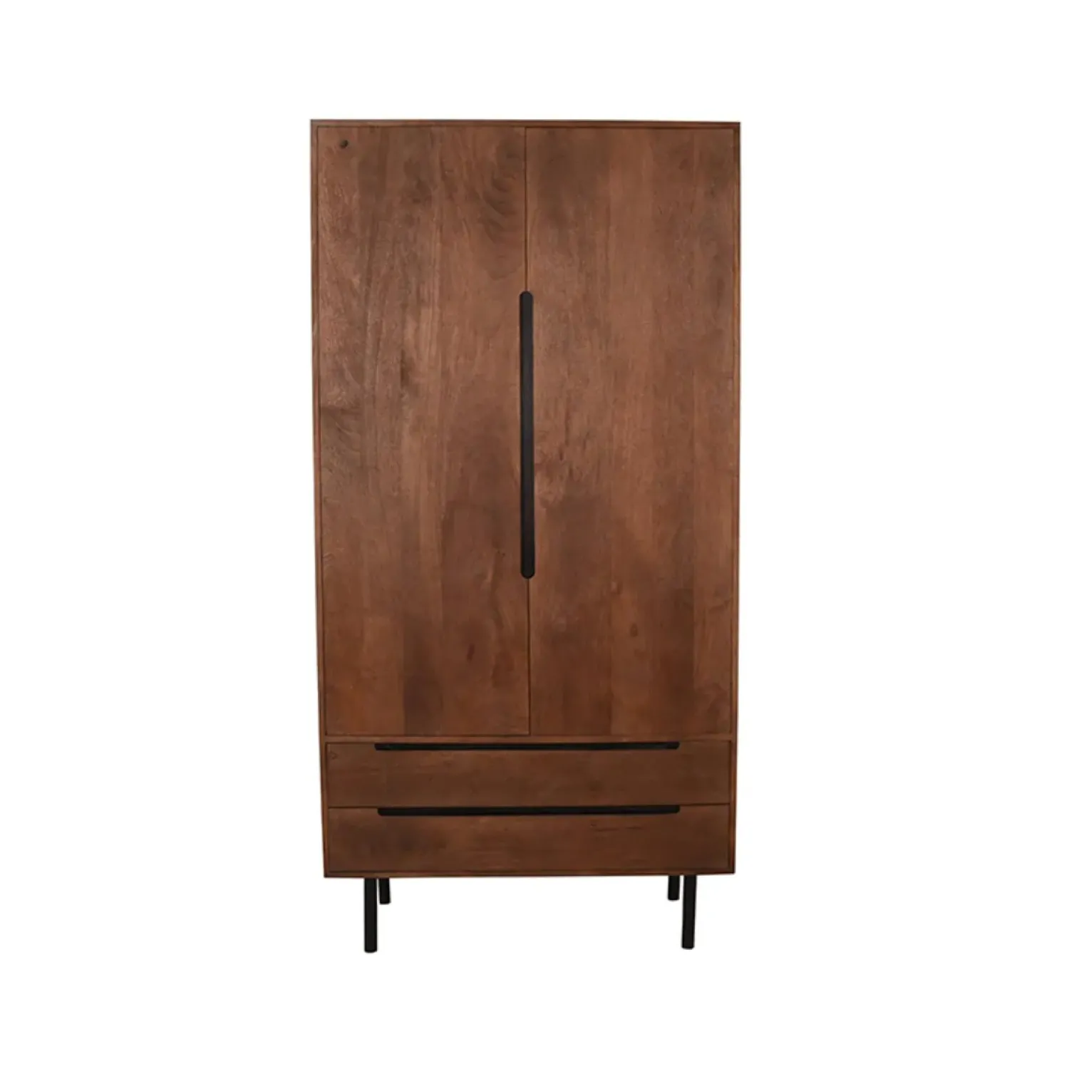Label51 Wandkasten|Industriele Kasten|Wandkast Rio Espresso Mangohout 100cm