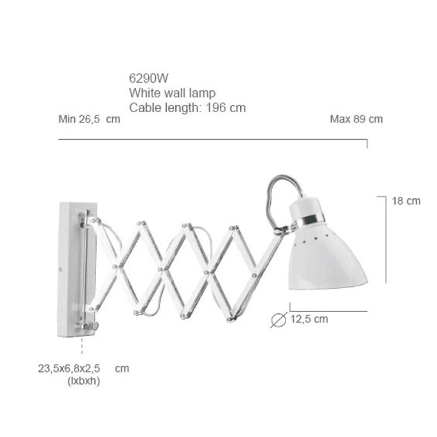 Cavetown Wandlampen|Wandlamp Spring Wit