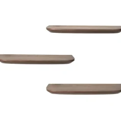 Furndea Wandplanken|Wandplanken|Wandplank Gavin Bruin 60 cm Set van 3