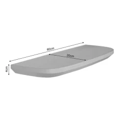 Furndea Wandplanken|Wandplanken|Wandplank Gavin Bruin 60 cm Set van 3