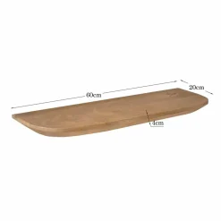 Furndea Wandplanken|Wandplanken|Wandplank Gavin Naturel 60 cm Set van 3