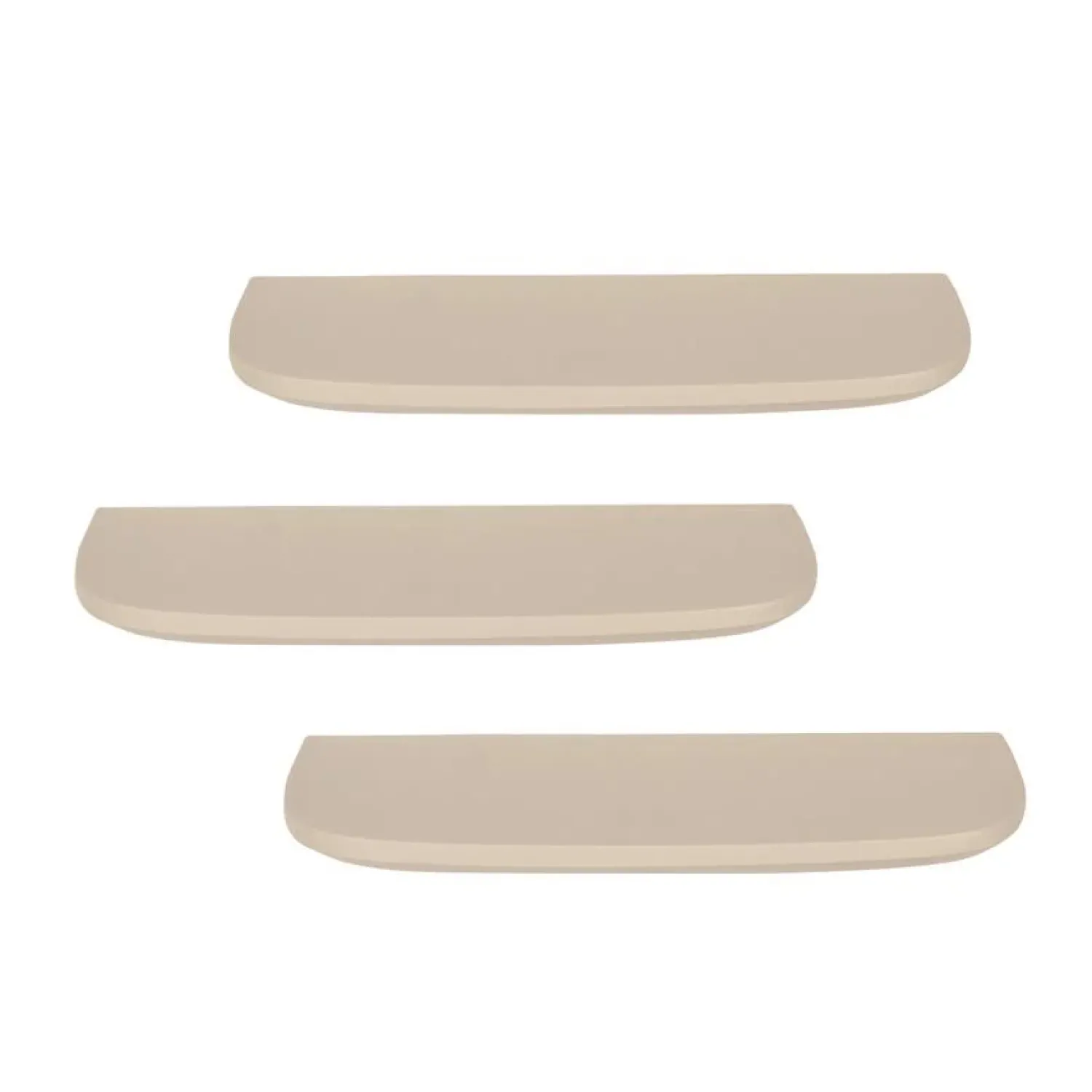 Furndea Wandplanken|Wandplanken|Wandplank Gavin Zand 60 cm Set van 3