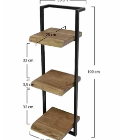 Kalfort Wandplanken|Wandplanken|Wandplank hout Stockton/g 30x100cm