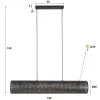 Kalfort Hanglampen|Wayne 5-lichts Hanglamp Metaal
