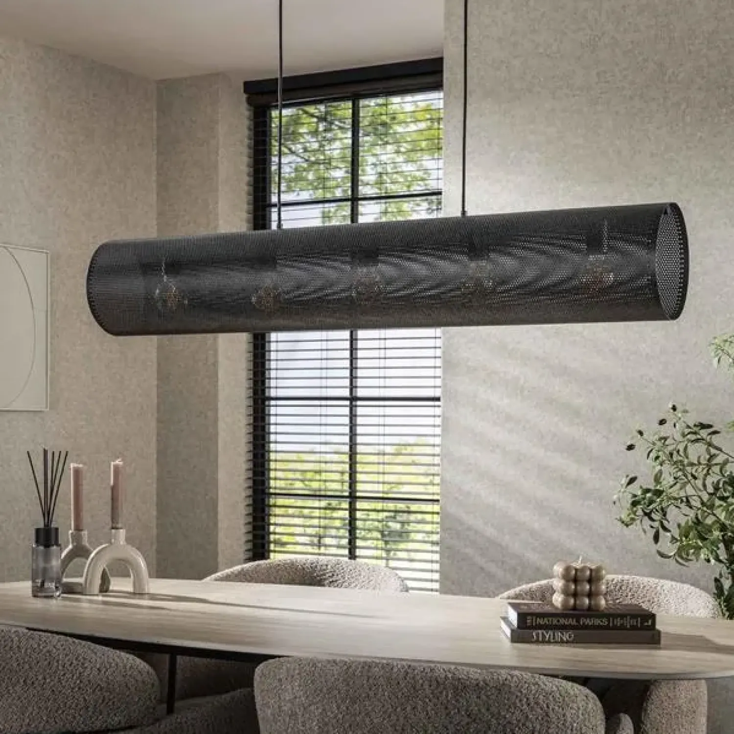 Kalfort Hanglampen|Wayne 5-lichts Hanglamp Metaal