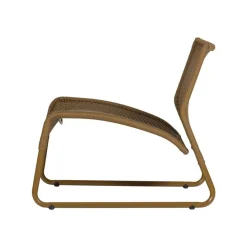 WOOOD Tuinstoelen|West Tuin Loungestoel Honinggeel