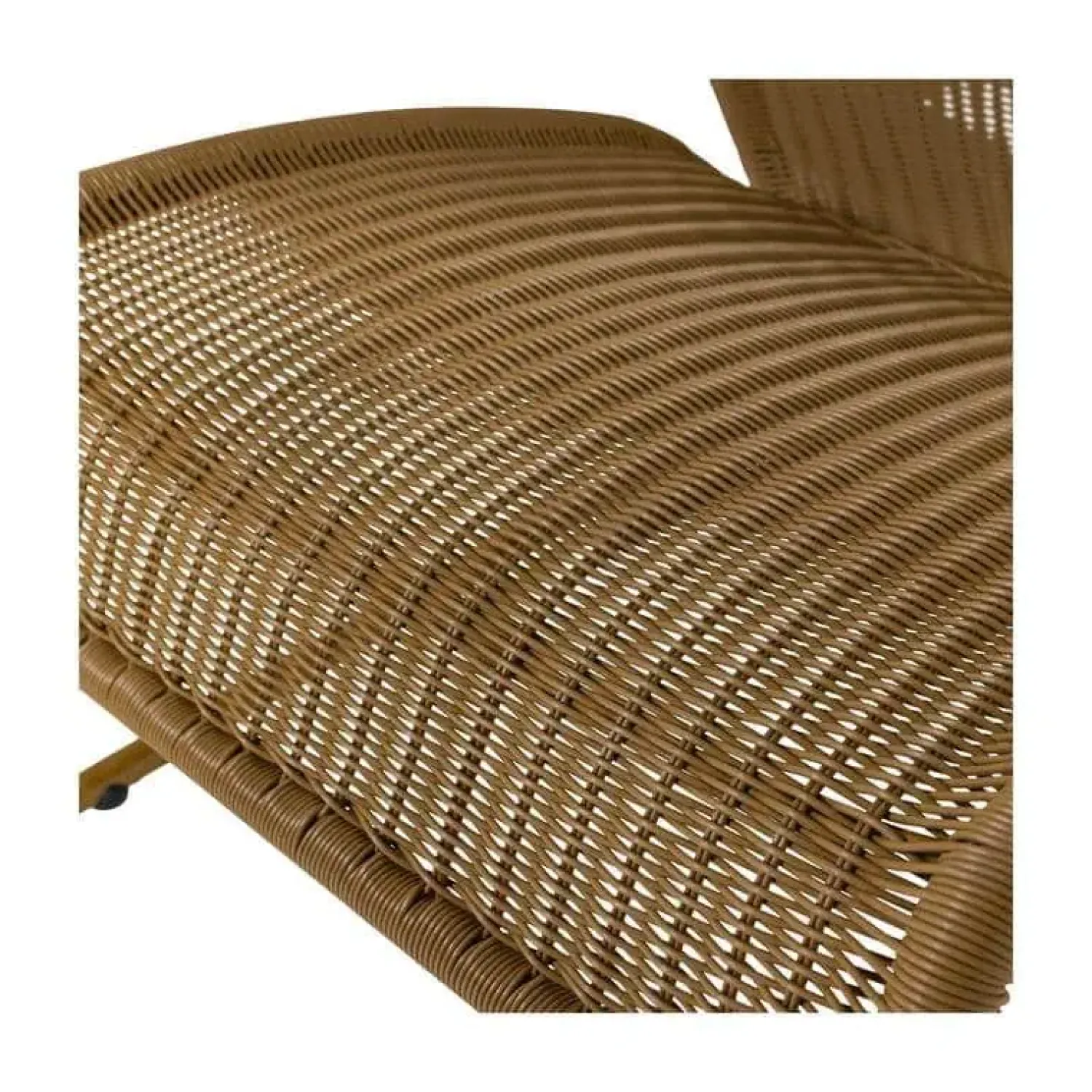 WOOOD Tuinstoelen|West Tuin Loungestoel Honinggeel
