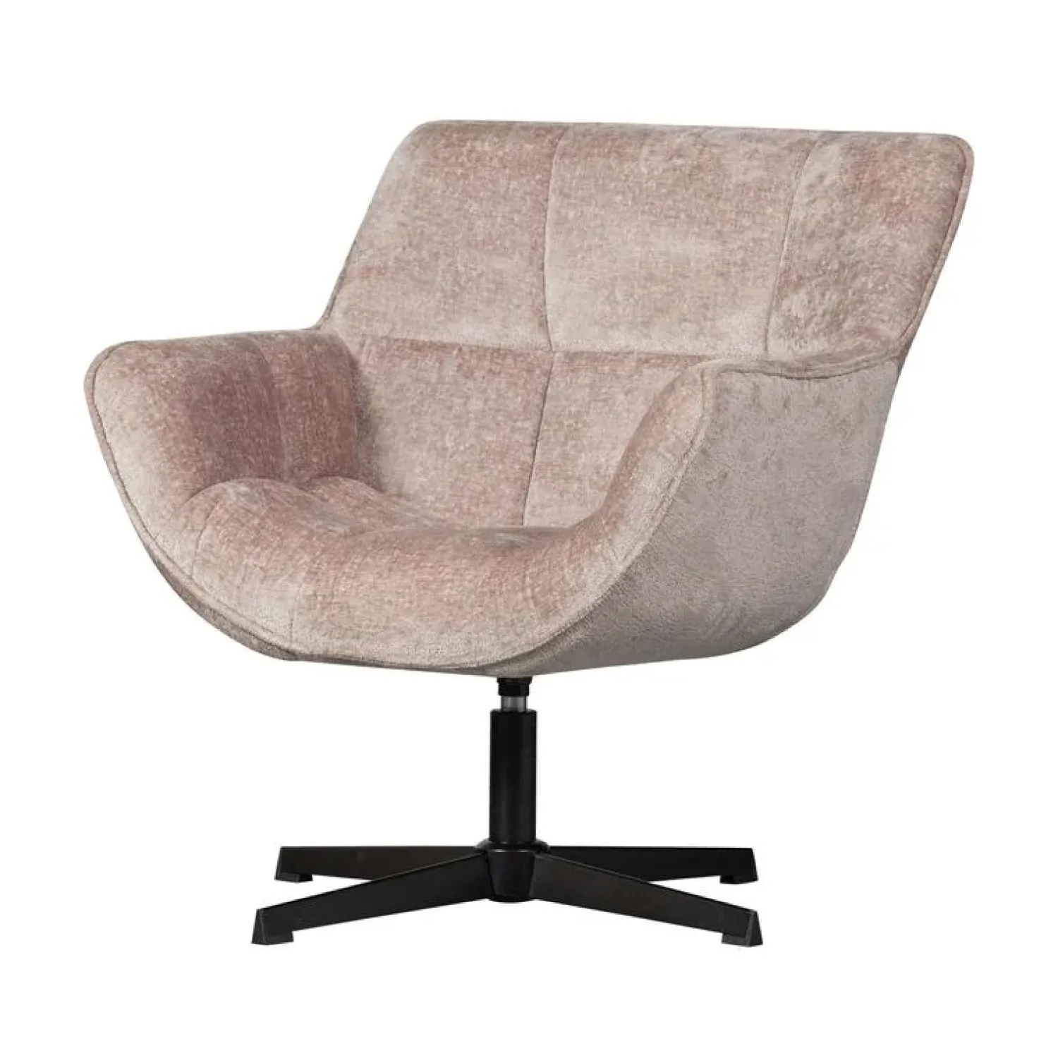 WOOOD Fauteuils|Wibo Draaifauteuil Taupe