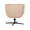 WOOOD Fauteuils|Wibo Draaifauteuil velvet Zand