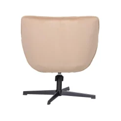 WOOOD Fauteuils|Wibo Draaifauteuil velvet Zand