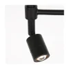 Steinmex Vloerlampen|Wilco 2-lichts Vloerlamp Zwart met Zilver Velvet kap