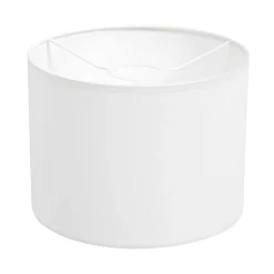 Steinmex Wandlampen|Wilco 2-lichts Wandlamp Zwart met Wit Chintz kap
