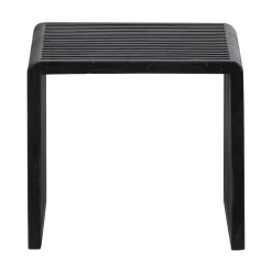WOOOD Bijzettafels|Willa Bijzettafel Set van 2 Teak Zwart
