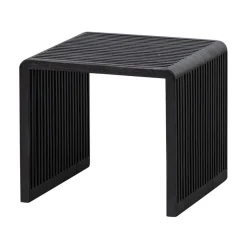 WOOOD Bijzettafels|Willa Bijzettafel Set van 2 Teak Zwart