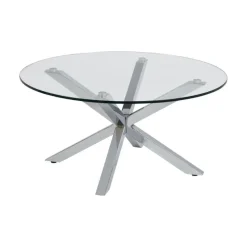 Nordhavn Salontafels|Willow Salontafel rond Glas 82cm