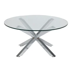 Nordhavn Salontafels|Willow Salontafel rond Glas 82cm