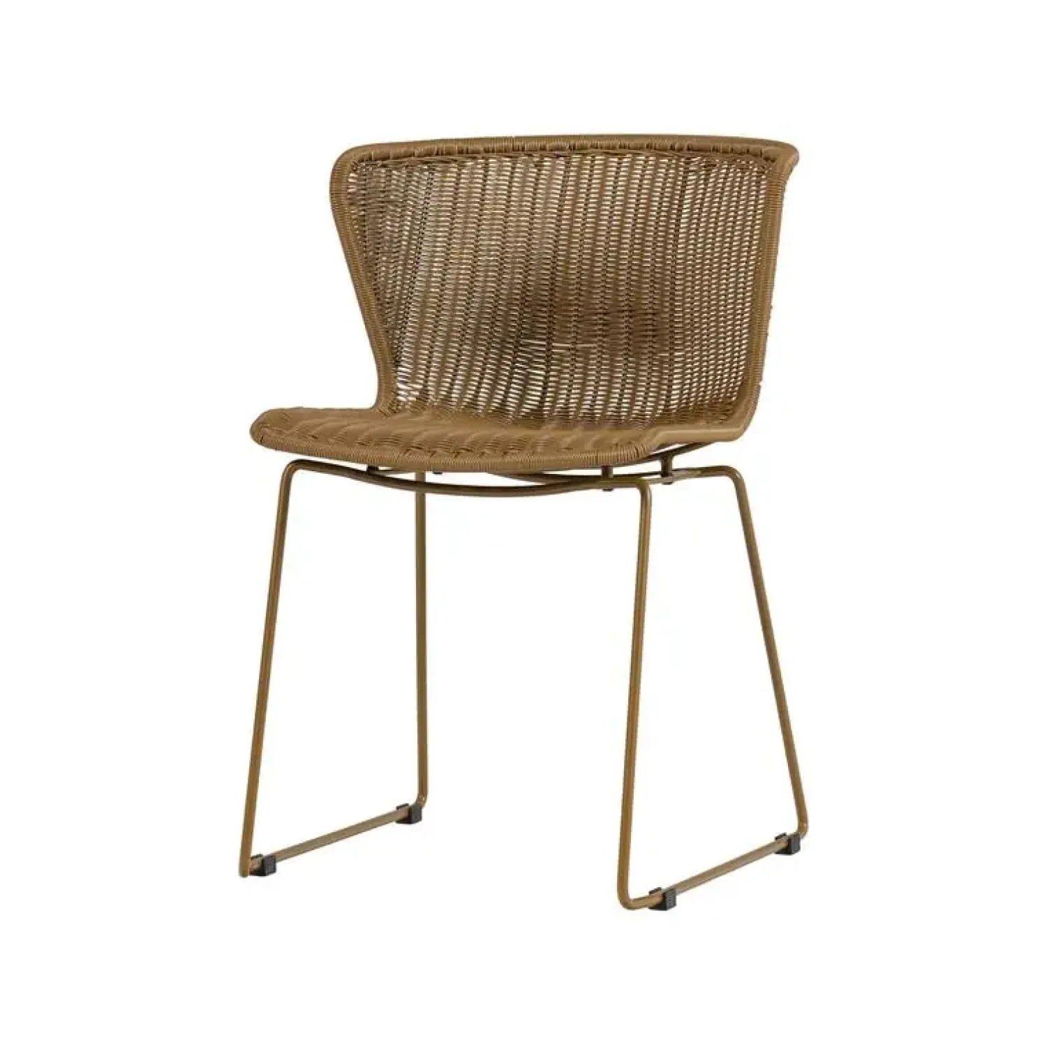 WOOOD Tuinstoelen|Wings Tuinstoel Honinggeel Set van 2